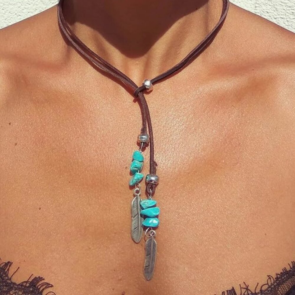 Free People Western Southwestern Style Necklace